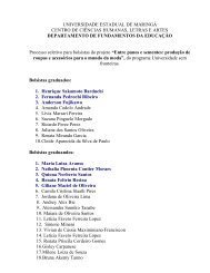UNIVERSIDADE ESTADUAL DE MARINGÁ CENTRO DE ... - DFE