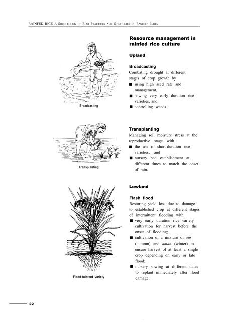 Rainfed rice - IRRI books - International Rice Research Institute