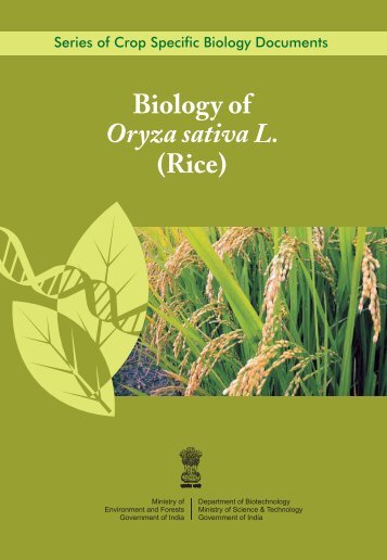 Biology of RICE.pmd - Indian GMO Research Information System