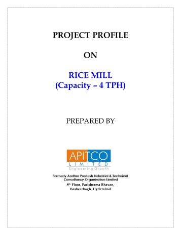 PROJECT PROFILE ON RICE MILL (Capacity – 4 TPH