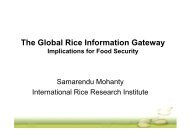 The Global Rice Information Gateway