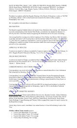 March 7, 2013 Board Minutes - Indian River Central School District