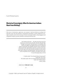 Rhetorical Sovereignty: What Do American Indians Want ... - Zbi.ee