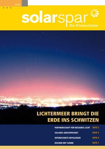 Ausgabe 3/2006 - Solarspar