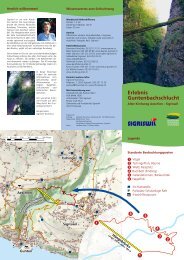 Erlebnis Guntenbachschlucht - Solbadhotel Sigriswil