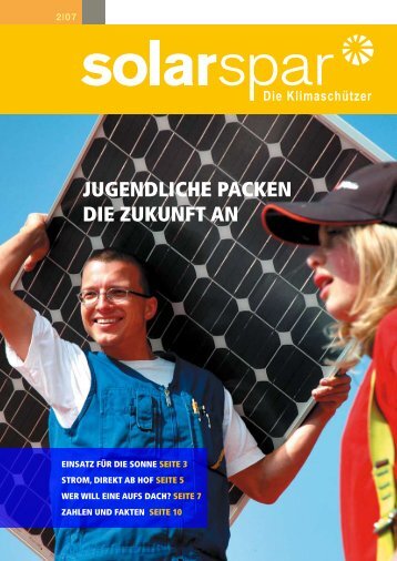 Ausgabe 2/2007 - Solarspar