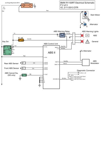 BMW R1100RT Electrical Schematic P 1 of 3 V2, 2/11 ... - mac-pac.org