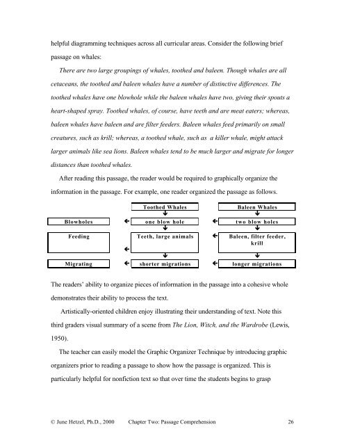 Reading in the Elementary Classroom Chapter Two: Passage ...