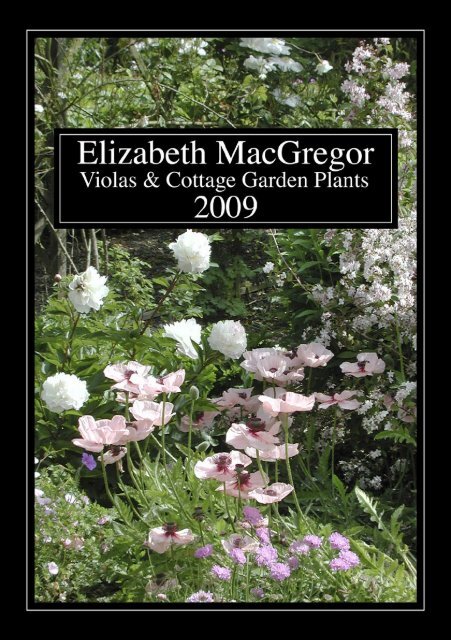 E MacGregor Cat 2009.indd - Elizabeth MacGregor Nursery