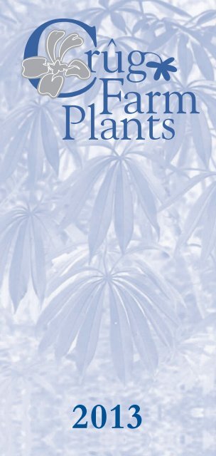 downloadable catalogue - Crug Farm Plants