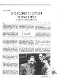 Eine belgisch-deutsche Freundschaft. Flor Peeters und Hermann