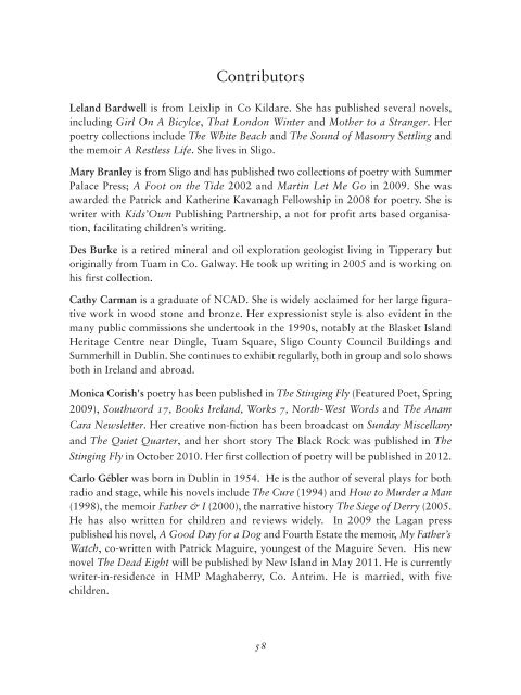 The Cathach 2011 - Volume II (PDF) - Sligo Libraries
