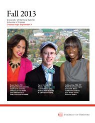 Fall 2013 - University of Hartford