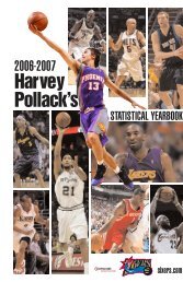 Harvey Pollack's - NBA.com