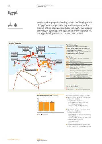 Africa, Middle East And Asia Data Book 2011 - BG Group