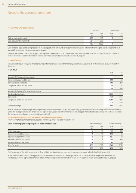 Annual Report and Accounts 2009 - BG Group