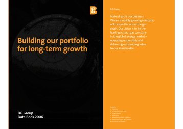 2006 Data Book (PDF) - BG Group