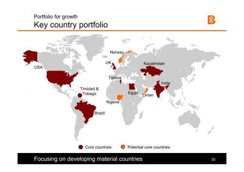 The Integrated Gas Major - BG Group