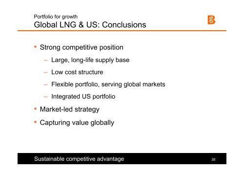 The Integrated Gas Major - BG Group