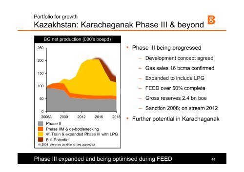 The Integrated Gas Major - BG Group