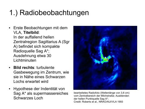 Das Schwarze Loch im Zentrum unserer Milchstraße