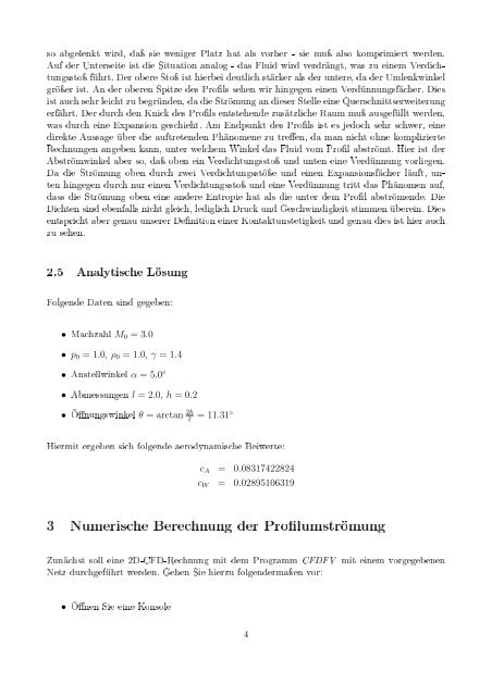 CFD-Programmier-Seminar Übung 1: Numerische Simulation ... - IAG