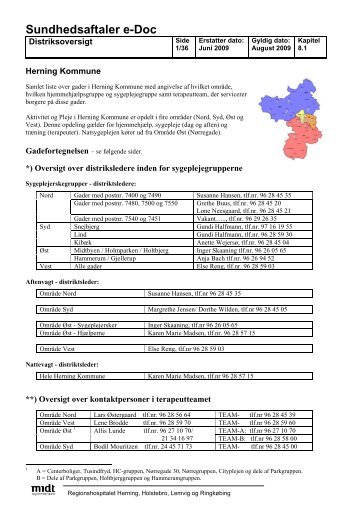 Samlet liste over gader i Herning Kommune med angivelse ... - e-Dok