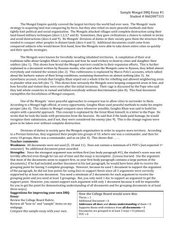 How to write an introduction to a dbq essay dbq essay sample