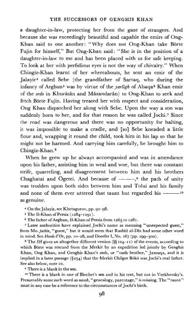 The Successors of Genghis Khan - Robert Bedrosian's Armenian ...