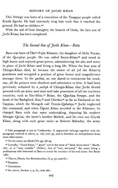 The Successors of Genghis Khan - Robert Bedrosian's Armenian ...