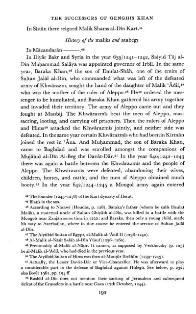 The Successors of Genghis Khan - Robert Bedrosian's Armenian ...