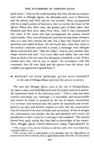 The Successors of Genghis Khan - Robert Bedrosian's Armenian ...