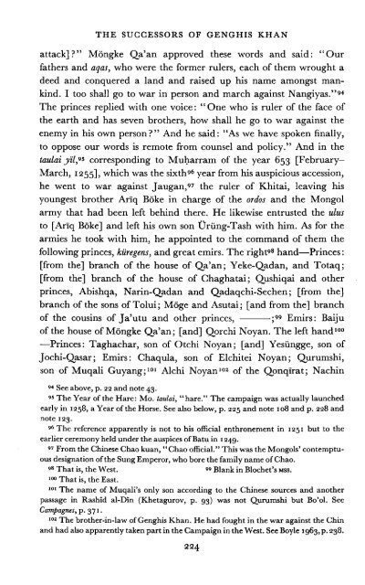 The Successors of Genghis Khan - Robert Bedrosian's Armenian ...