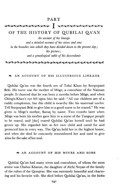 The Successors of Genghis Khan - Robert Bedrosian's Armenian ...