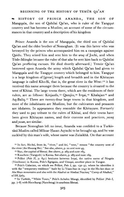 The Successors of Genghis Khan - Robert Bedrosian's Armenian ...