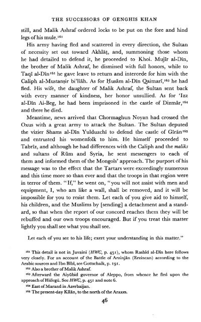 The Successors of Genghis Khan - Robert Bedrosian's Armenian ...