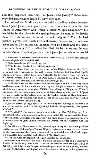 The Successors of Genghis Khan - Robert Bedrosian's Armenian ...