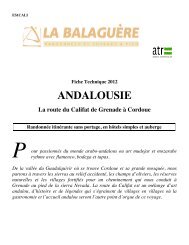 ANDALOUSIE - La Balaguère