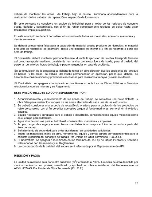 Rehabilitación y protección de trabes y pilotes - Puerto de Guaymas