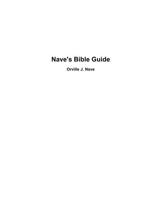 Using Nave's Bible Guide - A Kabbalist walks into a bar, and the