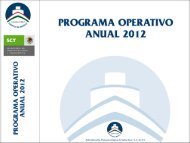 Consultar el Programa Operativo Anual 2012 - Puerto de Salina Cruz