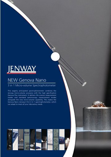 Genova Nano Leaflet - Jenway