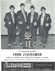 July 1967, Vol. 27 No. 4 - Barbershop Harmony Society