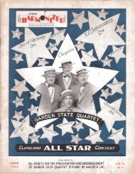 August 1946 - Barbershop Harmony Society