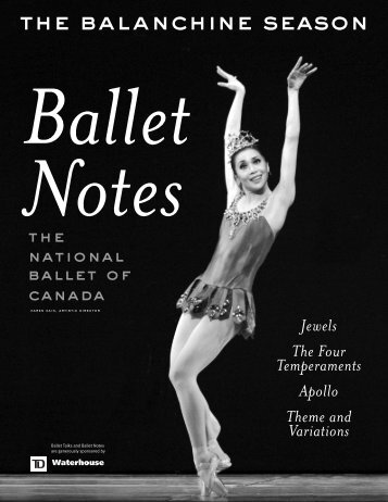 Balanchine Ballet Notes - The National Ballet of Canada
