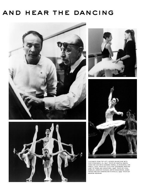 Balanchine Ballet Notes - The National Ballet of Canada