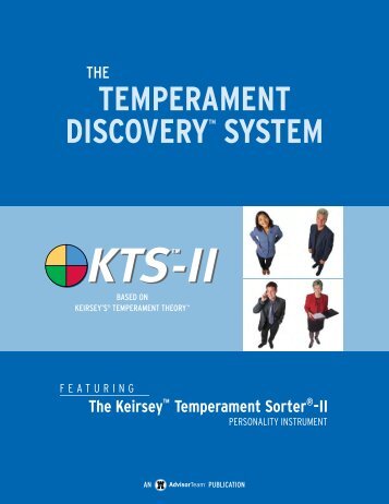 TEMPERAMENT DISCOVERY™ SYSTEM - Keirsey