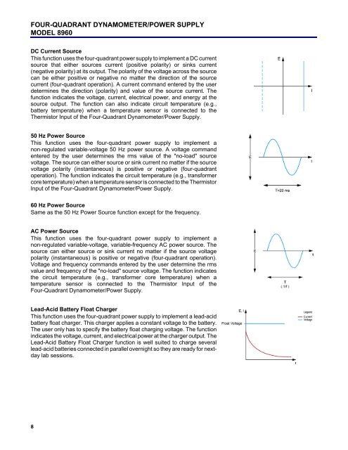 FOUR QUADRANT DYNAMOMETER