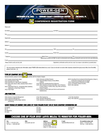 Generac Generator Registration Form