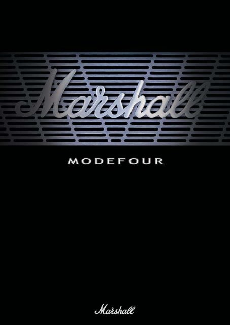 Mode Four leaflet - Marshall